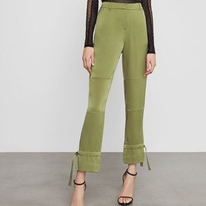 BCBGMaxazria Satin Ankle Tie Pants